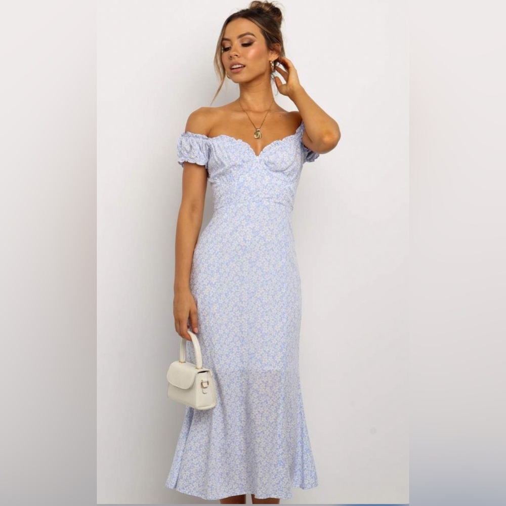 Petal & Pup - Fleuette Dress - Blue - Size 4